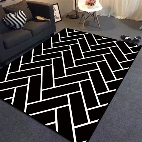 black and white area rugs cheap